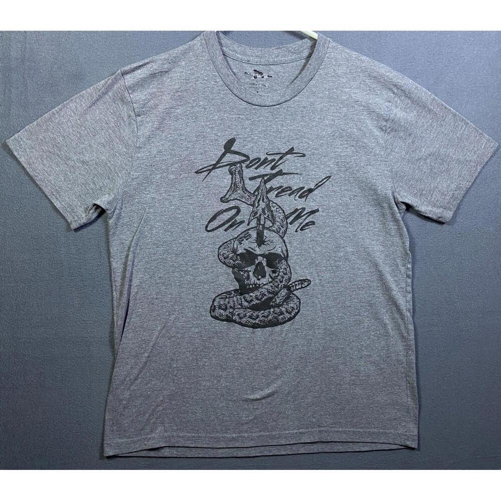 FirstSpear First Spear Field Shirt Large Grey Don't Tread On Me 50/50 Made USA